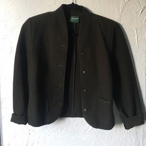 Geiger dark green simple jacket